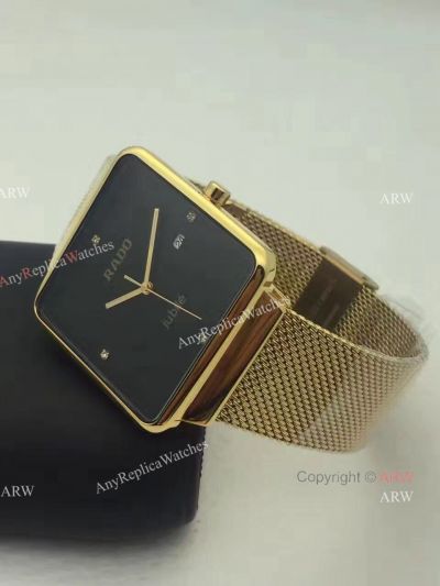 Clone Rado Jubile Quartz Men's Watch Yellow Gold Case and Bracelet